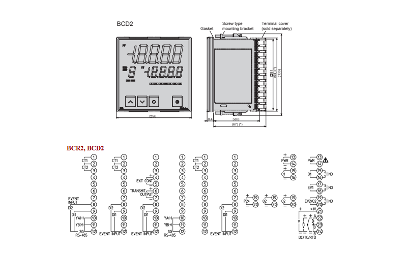 Bộ điều khiển nhiệt độ 96x96mm ngõ ra 4-20mA BCD2-A00-00Bộ điều khiển nhiệt độ 96x96mm ngõ ra 4-20mA BCD2-A00-00 - DETAIL