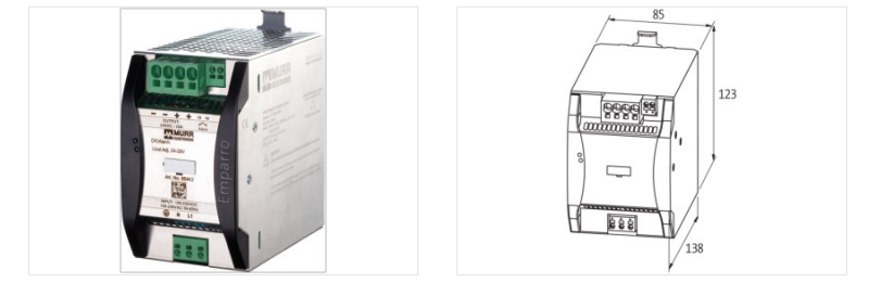 Bộ nguồn 1 pha DC 48V 10A Emparro 85439 - DETAIL