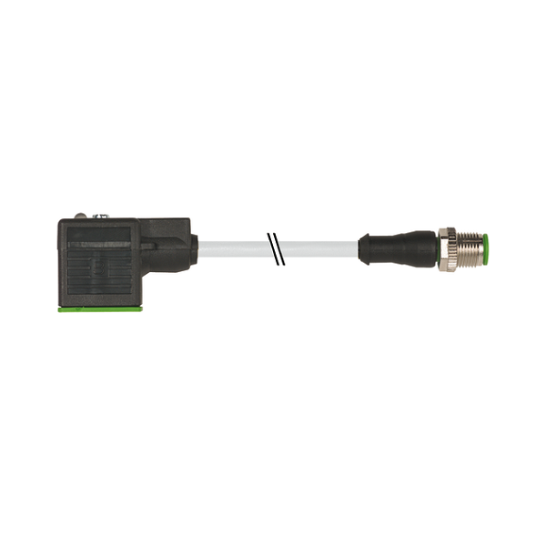 Cáp 2m chuyển đổi M12 male 0° A-code - van điện từ form A 7000-40881-2160200 - HEADER