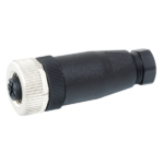 Đầu nối M12 female 0° A-code 4 chân field-wireable