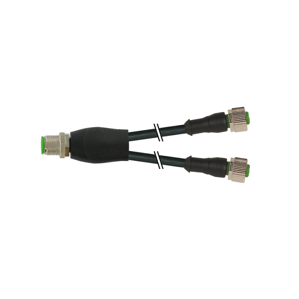 Đầu nối chia 0.3m cáp Y-Distributor M12 male / M12 female 0° A-code