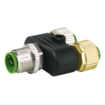 Đầu nối chia dạng T M12 male / 2xM12 female A-code 7000-41121-0000000 - HEADER