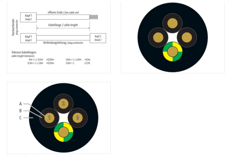 Đầu nối van đôi form A có 5m cáp MSUD 7000-58041-6370500 - DETAIL 2