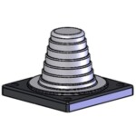 Đầu vào cáp hình tháp 27-48mm KEL-JUMBO flex 42614 header