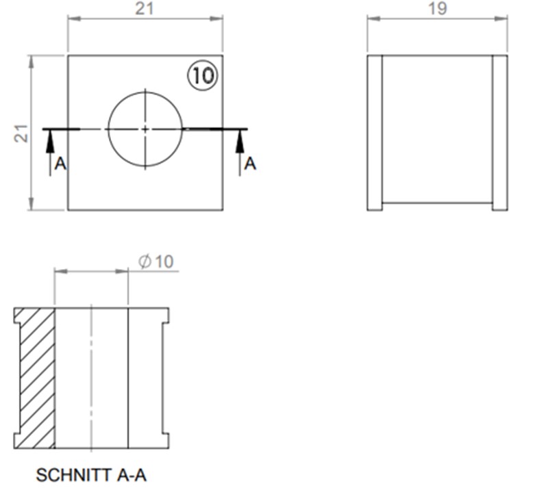 Đệm cáp 10-11mm KT10 41210 detail 