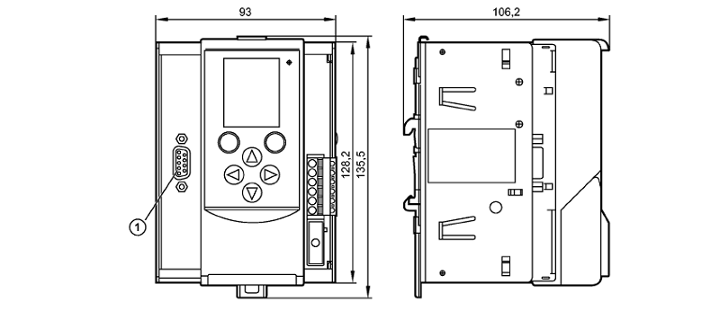 Gateway AS-i / Profibus AC1411 của IFM - DIMENSION
