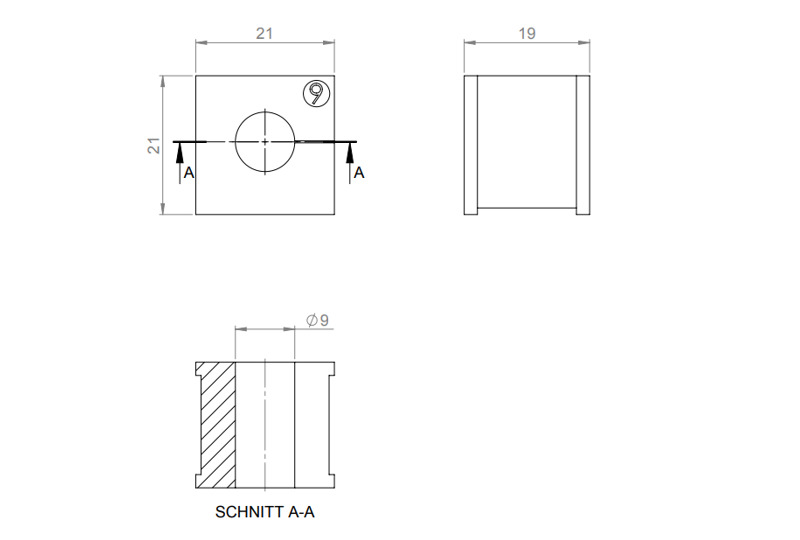 Đệm cáp 9mm KT9 41209 của Icotek - detail