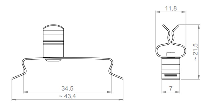 Kẹp cáp chống nhiễu lắp DIN-rail 36810 detail 