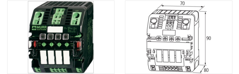 Bộ bảo vệ nguồn DC 4 kênh 24V 6A chỉnh được MICO 4.6 9000-41034-0100600 - DETAIL