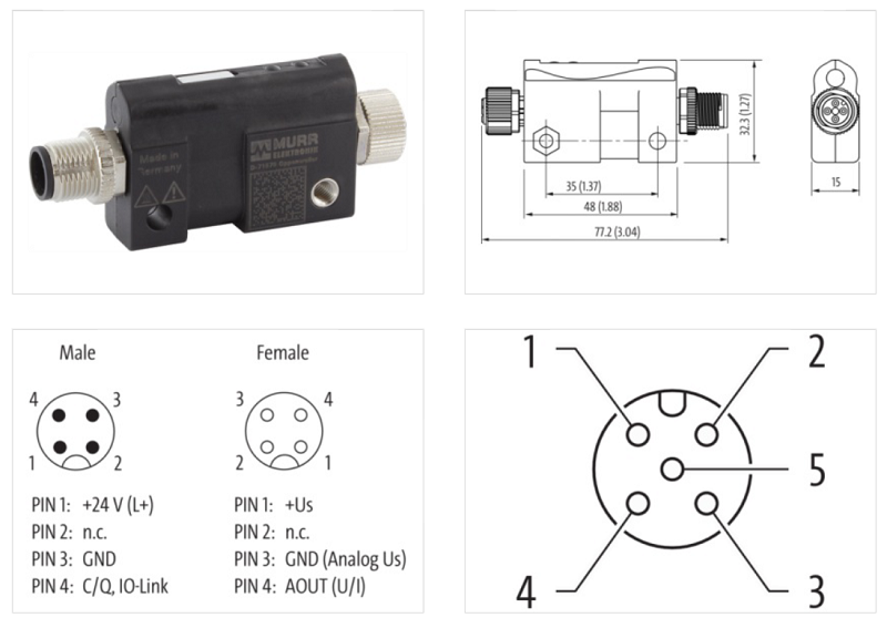 Bộ chuyển đổi IO-Link / analog 10VDC 5000-00501-2210000 - DETAIL