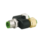 Đầu nối chia tín hiệu T-Coupler M12 male / 2x M12 female A-code