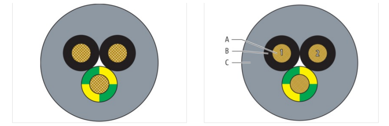 Đầu nối van điện từ form BI 5m cáp MSUD 7000-11001-2160500 - DETAIL 2