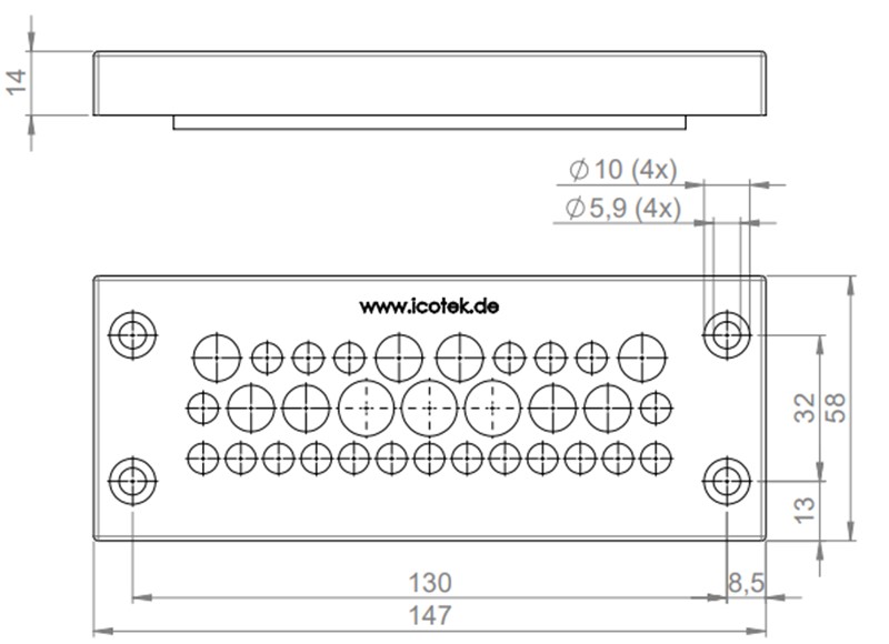 Đầu vào cáp 32 lỗ KEL-DPZ 43730.600 detail