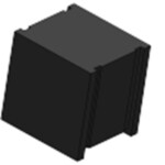 Đệm đen nhỏ bịt kín đầu vào cáp BTK 41351 HEADER