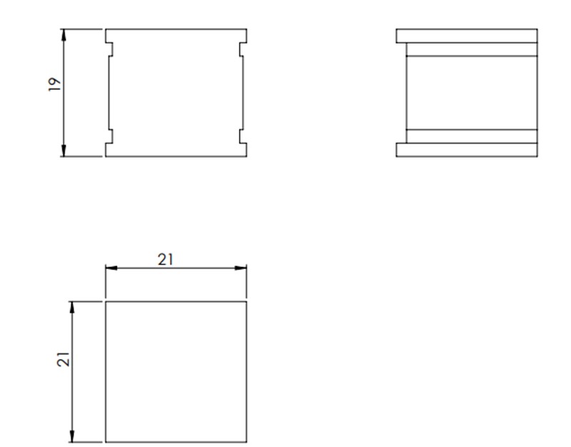 Đệm đen nhỏ bịt kín đầu vào cáp BTK 41351 detail