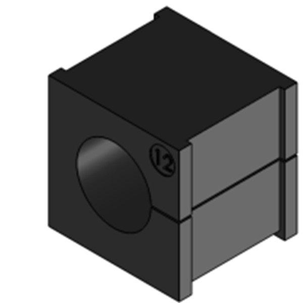 Đệm đen nhỏ đầu vào cáp 12-13mm KT12