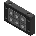 Khung 6 đệm đầu vào cáp nhỏ KEL-ER 10|6 48216 header