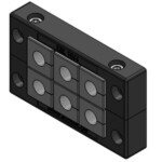 Khung đầu vào cáp cho 6 đệm KT small KEL 10/6 42216