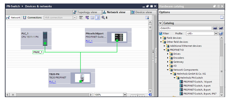 Profinet switch managed 8 cổng RJ45 FLEXtra FLAT 700-850-8PS01 - SETUP