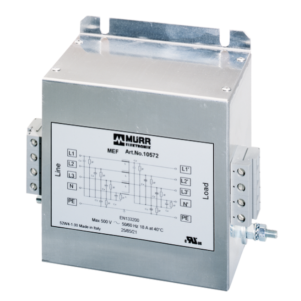 Bộ lọc nhiễu điện từ 3 pha 500V 135A 1 tầng lọc MEF 10578 - HEADER