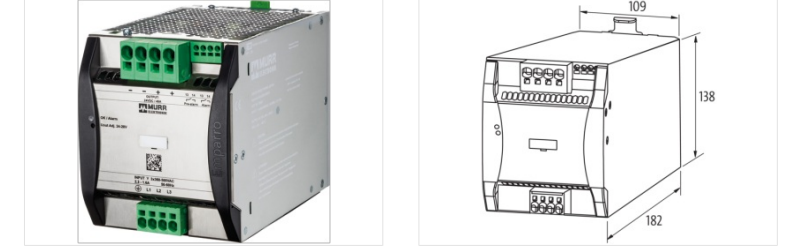 Bộ nguồn 3 pha 380VAC với ngõ ra 24VDC 40A Emparro 85693 - DETAIL