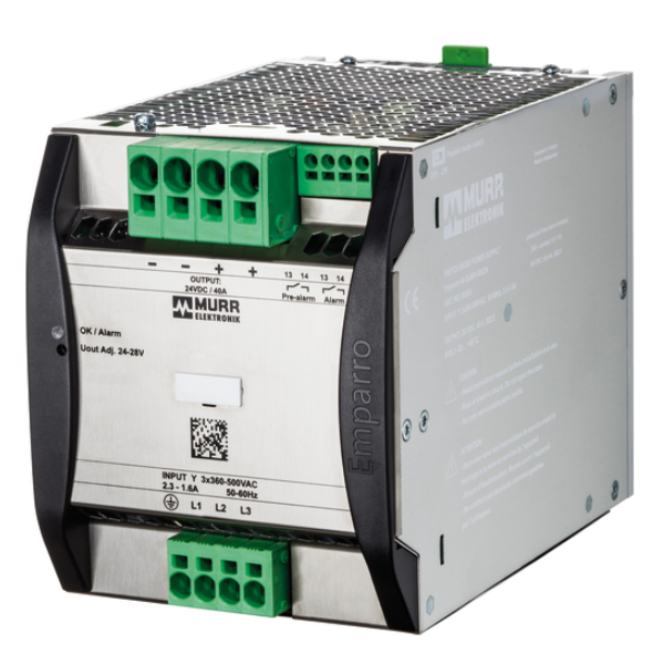 Bộ nguồn 3 pha 380VAC với ngõ ra 24VDC 40A Emparro 85693 - HEADER