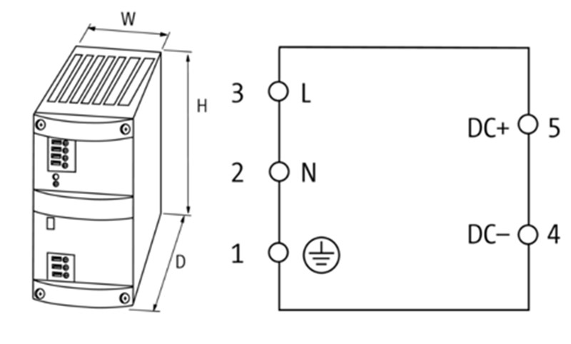 Bộ nguồn DC 24V 5A MCS 85083 detail