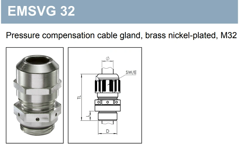 Cable gland bù áp M32 10065902 - detail