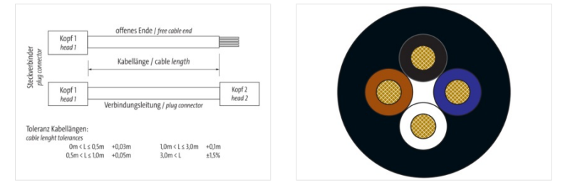 Cáp 7m 2 đầu nối M12 male 0° / M12 female 90° A-code LED 4 chân 7000-40341-6340700 - DETAIL 3