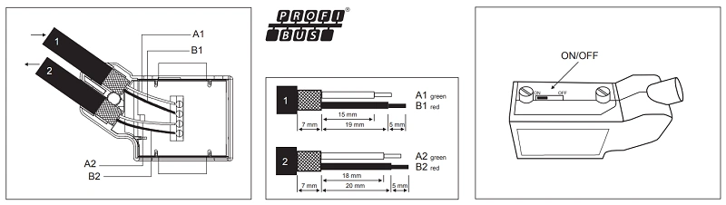 Đầu nối Profibus 35° kiểu bắt vít 700-972-0BA41 - detail