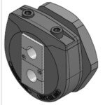 Khung đầu vào cáp tròn 2 miếng đệm nhỏ KVT-ER 45454 header