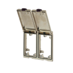 Khung đôi ổ cắm giao diện mặt tủ điện MSDD