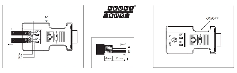 PROFIBUS Connector 180° EasyConnect 700-972-0CA50 của Helmholz - detail
