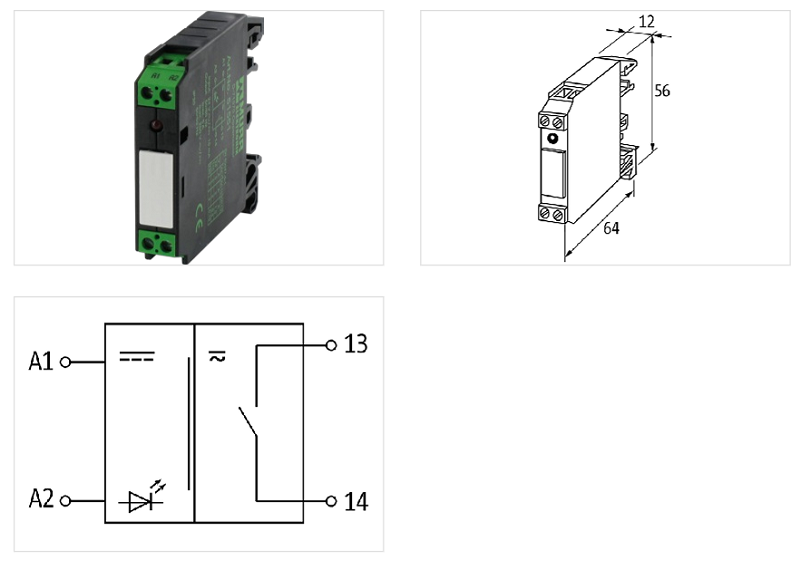 Rơ-le 230V AC/DC 6A NO RMM 51515 - DETAIL