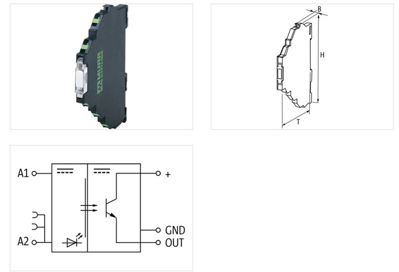 Rơ-le quang điện 24VDC 0.1A 500kHz MIRO 526100 - DETAIL