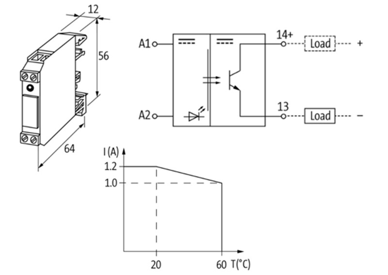 Rơ-le quang điện 24VDC AMMS 52102 detail 