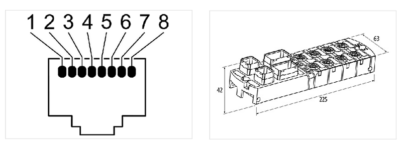 Trạm I/O an toàn mạng Profinet 16DI cổng M12 A-code MVK-MPNIO F 55562 - DETAIL