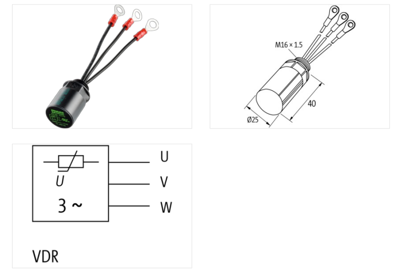 Bộ dập xung hồ quang cho motor 3 pha 4kW 23172 - DETAIL