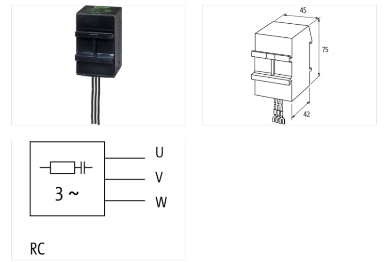 Bộ dập xung hồ quang cho motor 3 pha 4kW 233463 - DETAIL