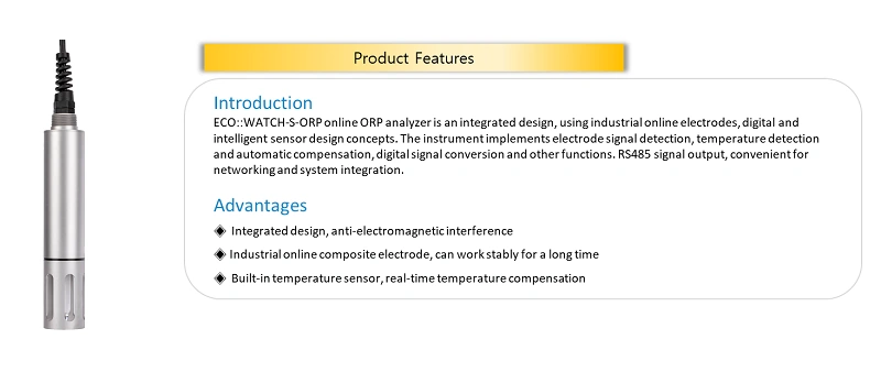 Cảm biến ORP ECO WATCH - S - ORP - body