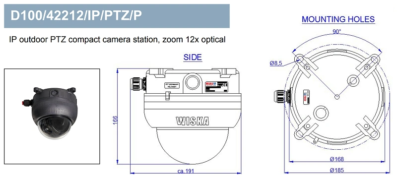 Camera ngoài trời zoom quang 12x kiểu nhỏ gọn 10109924 - detail