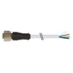 Cáp PVC dài 3m có đầu nối M12 female 0° A-code 5 chân 7000-12241-2150300-header