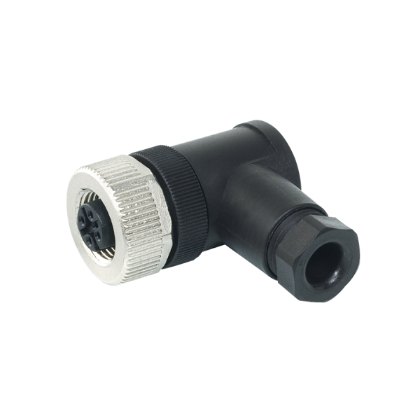 Đầu nối M12 female 90° A-code field-wireable 4 chân