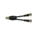 Đầu nối chia Y-Distributor M12 male / M12 female 0° A-code