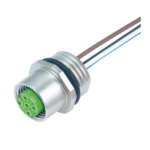 Đầu nối lắp mặt tủ M12 female A-code 4 chân có sẵn 2m cáp 7000-13541-9010200 - HEADER