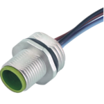 Đầu nối lắp mặt tủ M12 male A-code 8 chân có sẵn 1m cáp 7000-17161-9730100-header