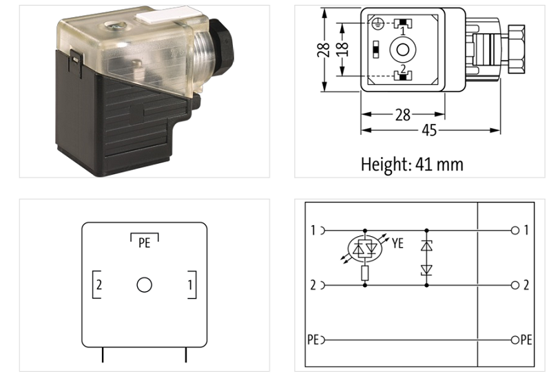 Đầu nối van FORM A 18MM SVS 7000-29021-0000000 - DETAIL