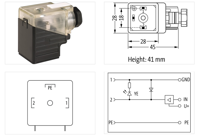 Đầu nối van FORM A 18MM SVS 7000-29481-0000000 - DETAIL