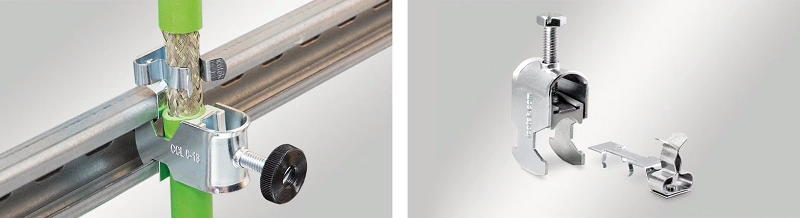 Kẹp cáp linh hoạt cho ray C30 - EMC