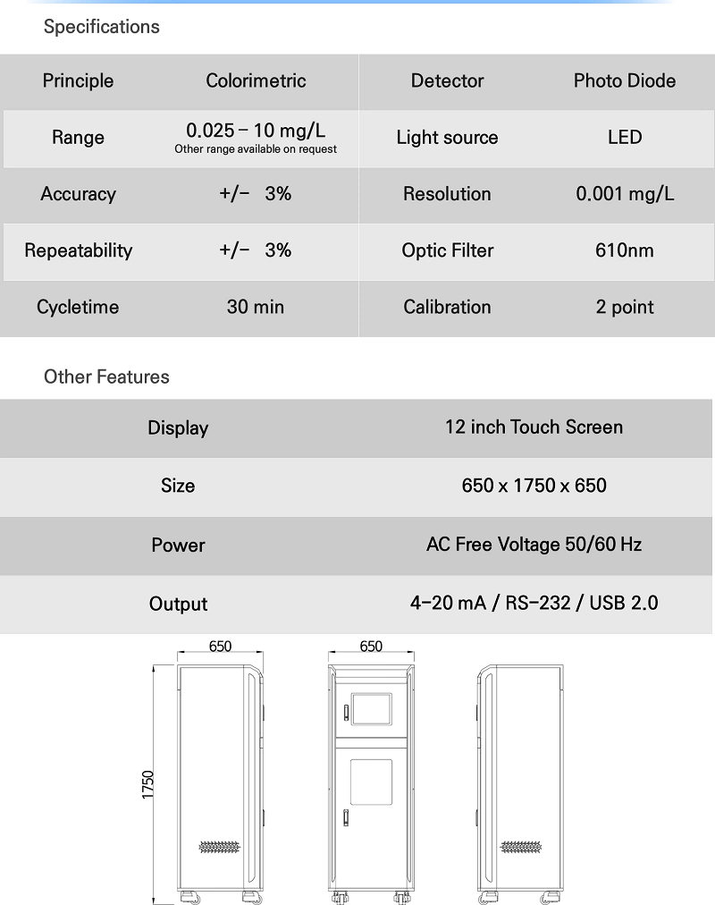 Máy đo độ cứng của nước - ECO::WATCH Hd - spec
